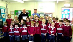 Michael Fish visits Mount Pleasant School